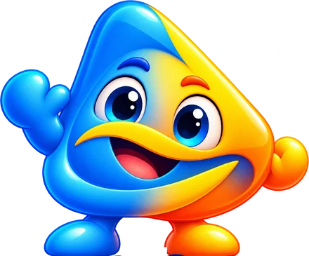 The Slonge Games mascot waving.